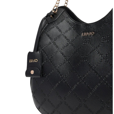 Liu Jo borsa satchel nera grande AF5054E0538-22222