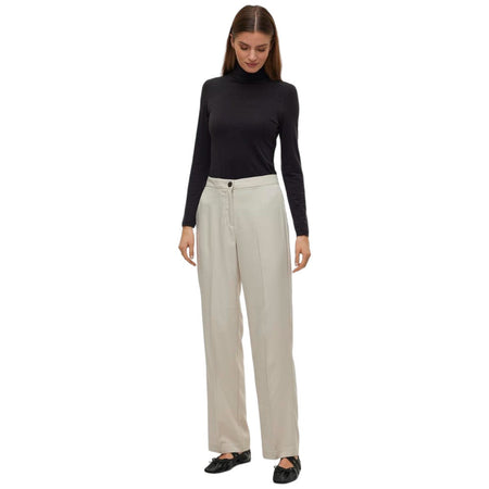 Vero Moda pantaloni beige chiaro Rita 10301554
