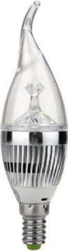 E14 Lampada Lampadine 3 Led 3w Bianco Freddo Fiamma Colpo Di Vento Trasparente Illuminazione/Lampadine/Lampadine a LED Trade Shop italia - Napoli, Commerciovirtuoso.it