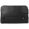 Sei G pochette nera da uomo con lucchetto ID