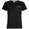 Liu Jo t-shirt nera con strass TA5172JS923 M9278 T-shirt Liu Jo