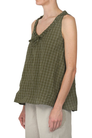 MAMA B Mama B - Top - 450656 - Verde/Latte da donna
