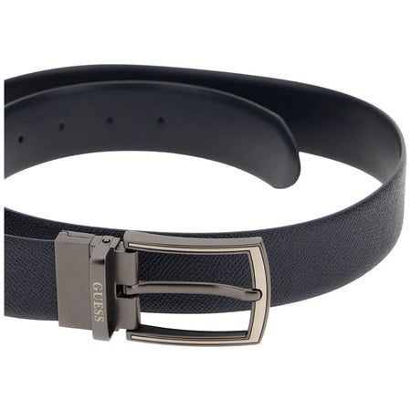 Guess cintura blu reversibile in vera pelle BM7823P5335BLN