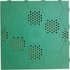 Set 100 Piastrelle pavimento plastica verde drenante 400x400x25mm per giardino