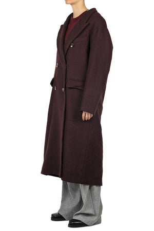 LA FEMME BLANCHE La Femme Blanche - Cappotto - 442128 - Bordeaux da donna