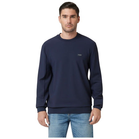 Guess felpa tecnica stretch blu M4YQ09 KCBL0 G7V2