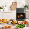 Panasonic Friggitrice ad Aria 5L Nero/Grigio NF-CC500SXE