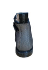 Anfibio bambina Grunland Junior Nill antracite glitter zip laterale urban style
