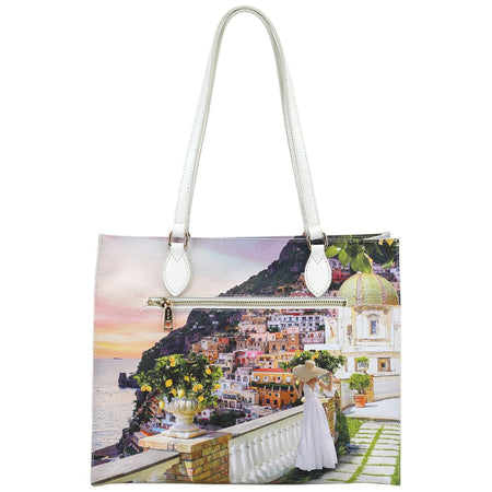 YNot borsa square shopping bag Romantic Coast YES602S4