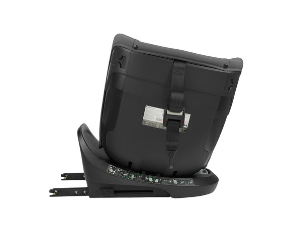 KIKKABOO Seggiolino Auto 40-150 cm i-Hike i-SIZE Dark Grey - Seggiolino Auto con Base Isofix, Da 40 a 150 cm, Omologato ECE R129/03, Girevole A 360° E Reclinabile, Gruppo 0+/1/2/3 Da 0 A 12 Anni, Dark Grey, grigio
