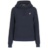 Guess felpa blu cappuccio mini logo GJ W4YQ04 KC811 A71W