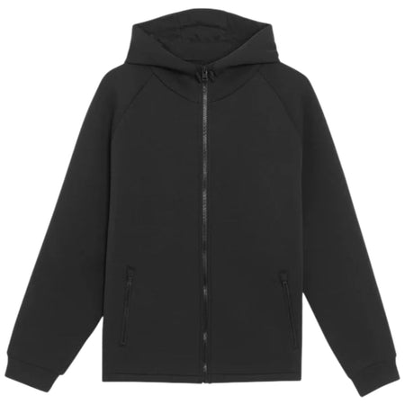 Lyle & Scott felpa nera a giubbino in neoprene ML2516V-Z865