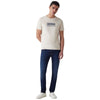 Guess t-shirt beige chiaro logo box M5GI19 J1314 G1V7 T-shirt Guess
