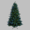 Albero di natale con 550 gocce led RGB in PE Effetto Real Touch h 230 cm