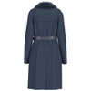 Guess cappotto blu con cintura NEW PATRICE W5BL25W2672G77G