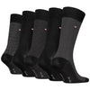 Tommy Hilfiger gift box 5 paia di calzini neri 701235374002