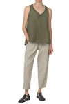 MAMA B Mama B - Top - 450656 - Verde/Latte da donna