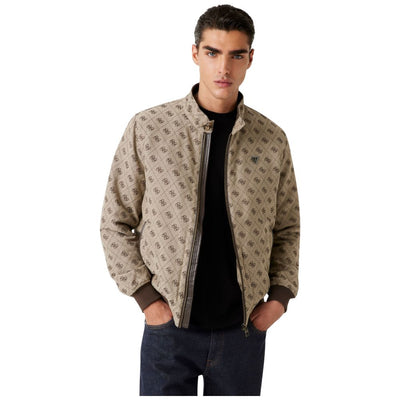 Guess giacca con logo 4G jacquard M5YL04 WGUE0 FN4K