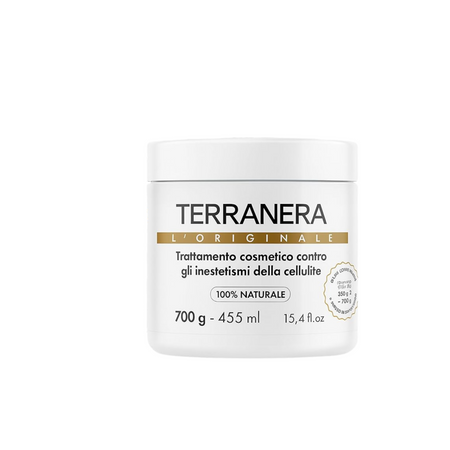 Fango Anticellulite Drenante – Effetto Tonificante e Levigante per Pelle più Liscia e Compatta | Sensazione di Freschezza con Formula Idratante | Facile da Applicare e Risciacquare - Terranera 500gr