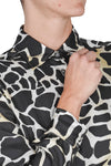 MALIPARMI Maliparmi - Camicia - 460728 - Nero/Giallo da donna