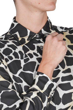 MALIPARMI Maliparmi - Camicia - 460728 - Nero/Giallo da donna