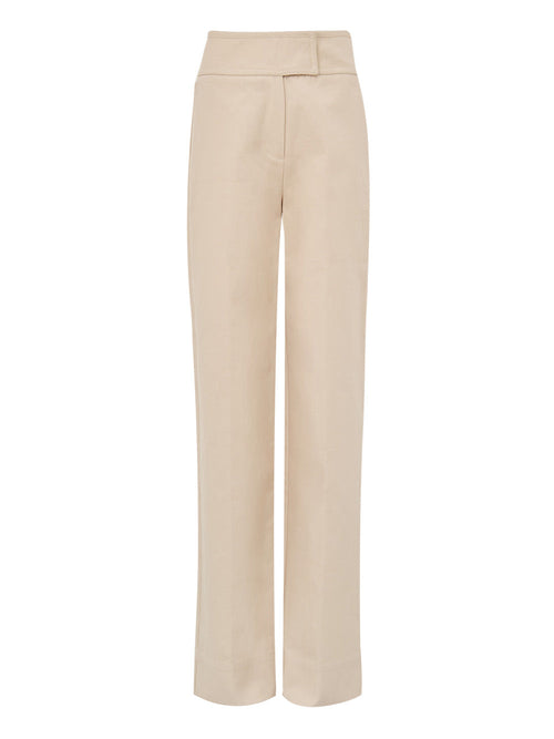 CULT GAIA Pantaloni Cipria con Fascia in Vita Cult Gaia da donna