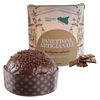 Tesori di sicilia panettone artigianale al cioccolato 1kg, latta siciliana ù ciauru di palermo panettone a lievitazione naturale, con mazzo di carte siciliano omaggio