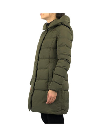 Woolrich giubbini donna woolrich - puffy prescott parka - verde da donna