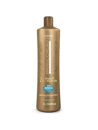 Caiveu brasil cacau 2 brazilian ecokeratin 1000 ml per un massimo effetto liscio naturale a lunga tenuta