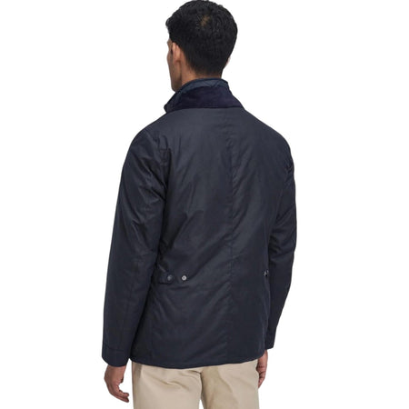 BARBOUR giacche impermeabili uomo barbour - craster wax jacket - blu da uomo