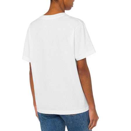 MOSCHINO JEANS vestiti casual donna moschino jeans - t-shirt - bianco da donna