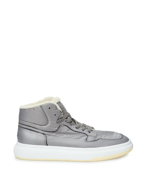MM6 Maison Margiela Sneakersr Alta con Pelo Interno da uomo