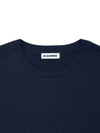 JIL SANDER T-Shirt Blu Maniche Lunghe con Logo Ricamo Jil Sander da uomo