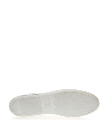 Roberto Cavalli Sneakers Bassa in Pelle Bianca da donna