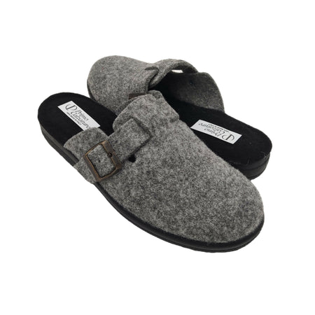 Le Valdostane, Fantastiche Pantofole Uomo Invernali da Casa, Calde e Imbottite, Ciabatte Inverno Antiscivolo con Pelo, Ciabatta da Camera Made in Italy, Fibbia Regolabile Comfort Unico