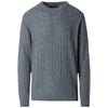North Sails maglione pullover  grigio con trecce 699782 Maglieria North Sails