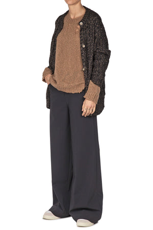 LA FEMME BLANCHE La Femme Blanche - Cardigan - 441809 - Nero da donna
