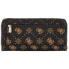 Guess portafoglio marrone logo peony SILIA SWGP9890146ESL