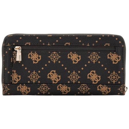 Guess portafoglio marrone logo peony SILIA SWGP9890146ESL