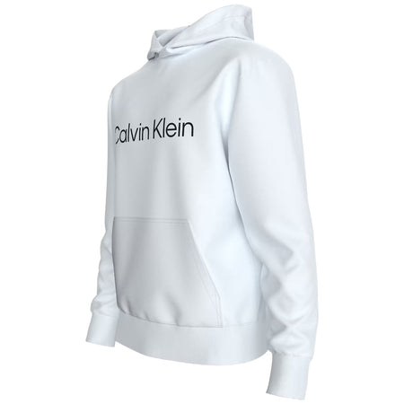calvin Klien felpa bianca con cappuccio LV14LD231GYAF