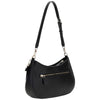 Guess borsa a spalla nera in saffiano NOELLE HWZG9672180BLA