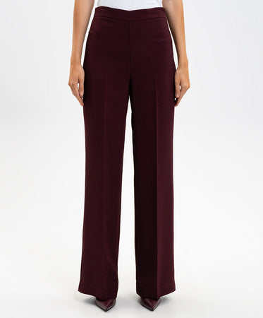 Twinset Pantaloni Donna in Tessuto Crêpe – Linea Ampia Elegante
