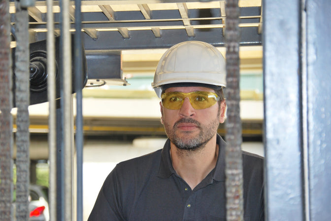 Occhiali da lavoro "Flash High Visibility" con lenti in policarbonato Gialle