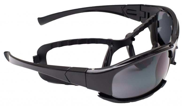 Occhiali da lavoro "Indro Polarized" con lenti in policarbonato Polarizzate e montatura in memory foam