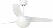 EASY S Ventilatore da soffitto bianco Fai da te/Prodotti per la costruzione/Riscaldamento e raffreddamento/Sistemi mobili di climatizzazione/Ventilatori/Ventilatori da soffitto Led Mall Home - Napoli, Commerciovirtuoso.it
