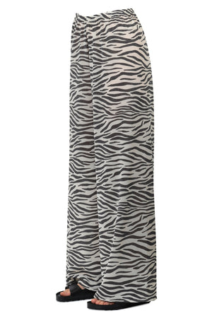 MC2 SAINT BARTH MC2 Saint Barth - Pantalone - 450912 - Fantasia nero da donna