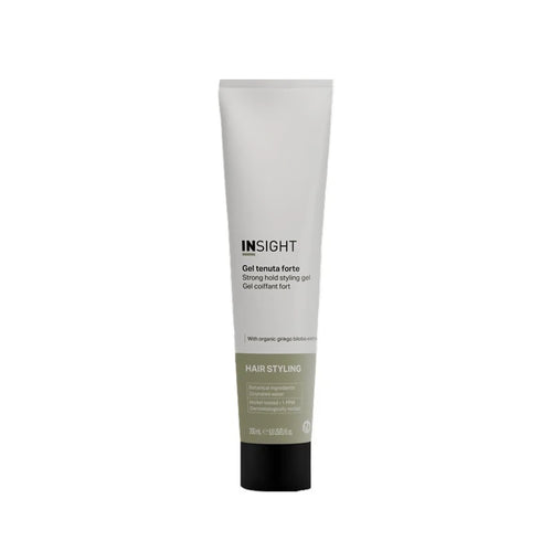 Insight styling gel tenuta forte 200 ml perfetto per lo styling di qualsiasi tipo di acconciatura, dai look più semplici a quelli più elaborati.