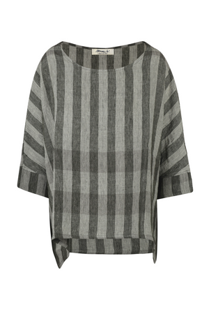 MAMA B Mama B - Blusa - 450681 - Verde/Latte da donna