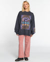 Felpa Oversize Donna Billabong Ride In