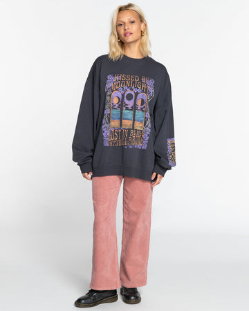 Felpa Oversize Donna Billabong Ride In